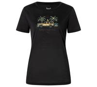 super.natural - Women's Tropicar Tee - Maglia merino S nero/ various