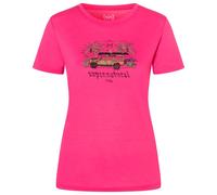 super.natural - Women's Tropicar Tee - Maglia merino S rosa/ various