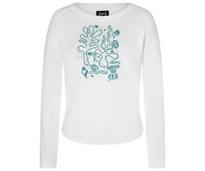 super.natural - Women's Under The Sea Crew - Maglia a manica lunga S bianco
