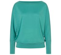 super.natural - Women's Womens Kula Top - Pullover in lana merino XS turchese