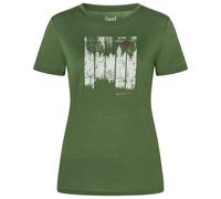 super.natural - Women's Wonder Wald Tee - Maglia merino XL chive / copper