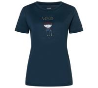 super.natural - Women's Wood Craftine Tee - Maglia merino S blu/ various