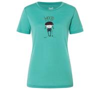 super.natural - Women's Wood Craftine Tee - Maglia merino S verde/ various
