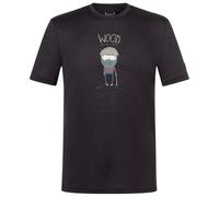 super.natural - Wood Crafti Tee - Maglia merino S grigio