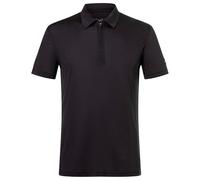 super.natural - Zip Polo - Maglia merino M nero