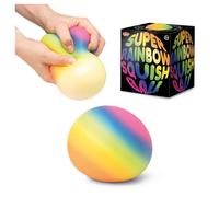 Super Nervosismo Stress Scrunchems Grande Arcobaleno Squish Sensory Sfera Età 3+