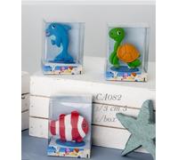 SUPER OFFERTA 15 PZ Animale del mare in FIMO in scatola pvc BOMBONIERA 10WW