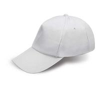SUPER OFFERTA 25 PZ Cappello BAMBINO con visiera in cotone BIANCO