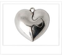 SUPER OFFERTA 36 PZ Decorazione BOMBONIERA Ciondolo CUORE puzzle 14PF