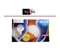 Sloggi Basic+ Midi 2p, Slip Donna, Bianco, 44