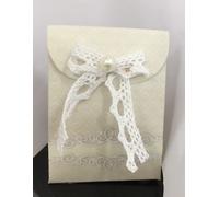 SUPER OFFERTA 99 PZ Scatolina busta portaconfetti WEDDING 6x3.5x8 cm 0YW9