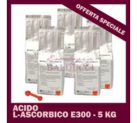 SUPER OFFERTA - ACIDO ASCORBICO - VITAMINA - KG.5 IN CONFEZIONE DA KG.1- E 300