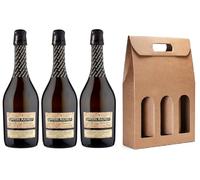 SUPER OFFERTA BOX IN CARTONE 3 BOTTIGLIE ! ! ! Conegliano Valdobbiadene Prosecco Superiore D.O.C.G. - Extra Dry Carpenè, Storica Eccellenza Italiana ! Ottima Idea Regalo !