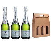 SUPER OFFERTA BOX IN CARTONE 3 BOTTIGLIE di Moscato d'Asti FONTANAFREDDA DOCG 750ml, Ottima Idea Regalo !
