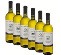 SUPER OFFERTA Cavalier Tranquillo Bianco Toscana IGT, Vino Bianco dal Gusto Limpido ed Equilibrato e Profumi Floreali, 12% Vol, Confezione con 6 Bottiglie da 750 ml