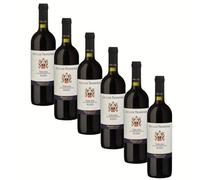 SUPER OFFERTA Cavalier Tranquillo Rosso Toscana IGT, Vino Rosso dal Gusto Elegante e Tannico e Profumi Fruttati, 13% Vol, Confezione con 6 Bottiglie da 750 ml