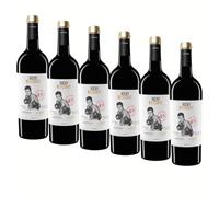 SUPER OFFERTA Rocky Marciano | Vino Rosso Montepulciano d'Abruzzo DOC | Gusto Secco e Delicatamente Tannico | 6x750 ml