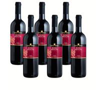 SUPER OFFERTA ROSSO UMBRIA DOC | Vino ROSSO | Vino UMBRO | 100% GAMAY | 6 Bottiglie 75cl | Idea Regalo