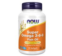 Super Omega 3-6-9 90 Sgels 1200 Mg Di Now Foods