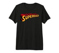 Super papà Superdad Divertente Supereroe papà Maglietta Premium