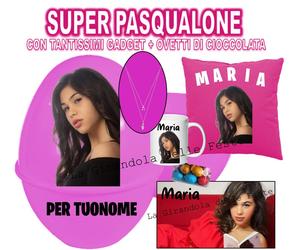 SUPER PASQUALONE Giulia Salemi Tik tok SORPRESONE UOVO DI PASQUA CONTENITORE lei