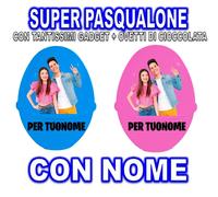 SUPER PASQUALONE SORPRESONE UOVO DI PASQUA CONTENITORE ME CONTRO TE
