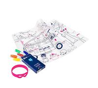 SUPER PETIT - Set da colorare - Dream Van - 5 feltri e bracciale forniti - Facile da pulire - riutilizzabile - antibatterico - da 3 anni