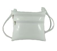 Super Piatto Tracolla Borsa a Similpelle Verniciata Taglia Media Donna Ragazze