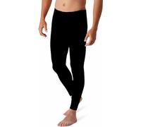 SUPER PIPPO Mutanda Aperta Lunga Uomo Calzamaglia Termica Invernale Cotone Caldo - Pantaloni Termici, Sottotuta Moto, Leggings, Collant Invernale, Intimo Termico Taglia 6 Nero