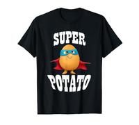 Super Potato Man Maglietta con Stampa Grafica Economica