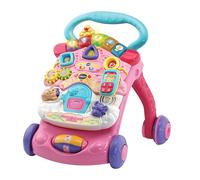 VTech Gioco Super Primi Passi Parlante 2 in 1 con sensore di movimento, batterie incluse - Rosa