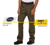 Super Pro Pantaloni Uomo Lavoro Triplo Cucito Ginocchio Pastiglia Tasche Pesante