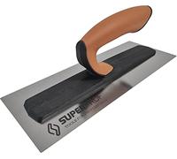 Super Prof by Maurerfreund, spatola lisciante Comfort, supporto extra leggero in carbonio con impugnatura morbida, lama in acciaio inox 0,7 mm (305 mm)