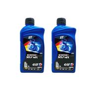 SUPER PROMO 2 litri OLIO MISCELA ELF SCOOTER SELF MIX 2T 100% MINERALE 02ET04