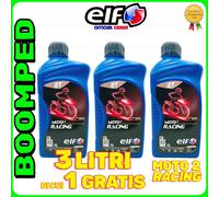 SUPER PROMO 3LT OLIO MISCELA ELF TOTAL MOTO 2 RACING SINTETICO 2T 03ET02