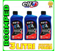 SUPER PROMO 3LT OLIO MISCELA ELF TOTAL SCOOTER 2 POWER SINTETICO 2T 03ET02