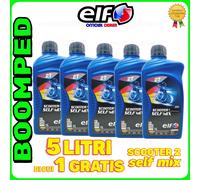 SUPER PROMO 5 litri OLIO MISCELA ELF SCOOTER SELF MIX 2T 100% MINERALE 05ET04