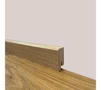 *SUPER PROMO* BATTISCOPA ZOCCOLINO SQUADRATO BASSO in FIBRA DI LEGNO 40X15 ROVERE