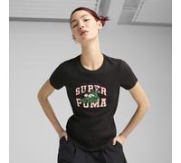 SUPER PUMA GRAPHICS Tee Women, Abbigliamento, Nero, M M