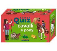 Super quiz: cavalli e pony. Ediz. a colori. Con 100 schede