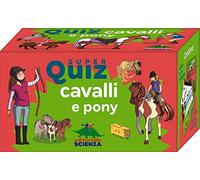 Super quiz: cavalli e pony. Ediz. a colori. Con 100 schede