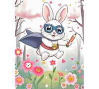 Super Rabbit Adventures: The Ultimate Fun & Functional Squared Notebook for School - Unleash Your Creativity!