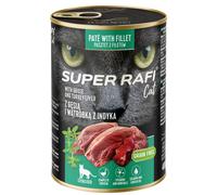 Super Rafi Sterilised Cat 12 x 400 g - Oca e fegato di tacchino