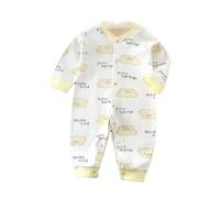 Super Ragazzi Primavera Estate Nuovo Manica Lunga Vestiti Del Bambino Vestiti Primavera Bambino Pigiama Senza Osso Cucire Cotone Miscela Body Bambino Pigiama Natale, c, 12-15 Monate