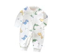 Super Ragazzi Primavera Estate Nuovo Manica Lunga Vestiti Del Bambino Vestiti Primavera Bambino Pigiama Senza Osso Cucire Cotone Miscela Body Bambino Pigiama Natale, d, 12-15 Monate