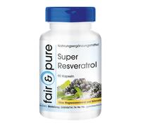 Super Resveratrolo - 90 capsule con rutina, OPC + quercetina | VEGAN | fair &...