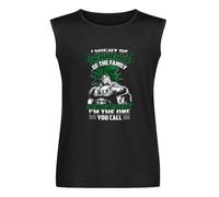 Super Saiyan Broly Is Not A Black Sheep Broly Sleeveless T-Shirt Man's Fashion Cotton Black Vest Tank Clothes M