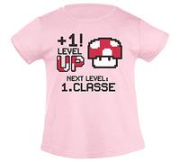 Super Scuola - Mario Vado alle Elementari - Next Level T-Shirt Maglietta Bambina 8-10 Anni Rosa