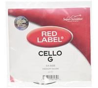 Super Sensitive Red Label 6135 cello g string, 3/4