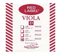 Super Sensitive Red Label viola D string, intermedio MultiColored